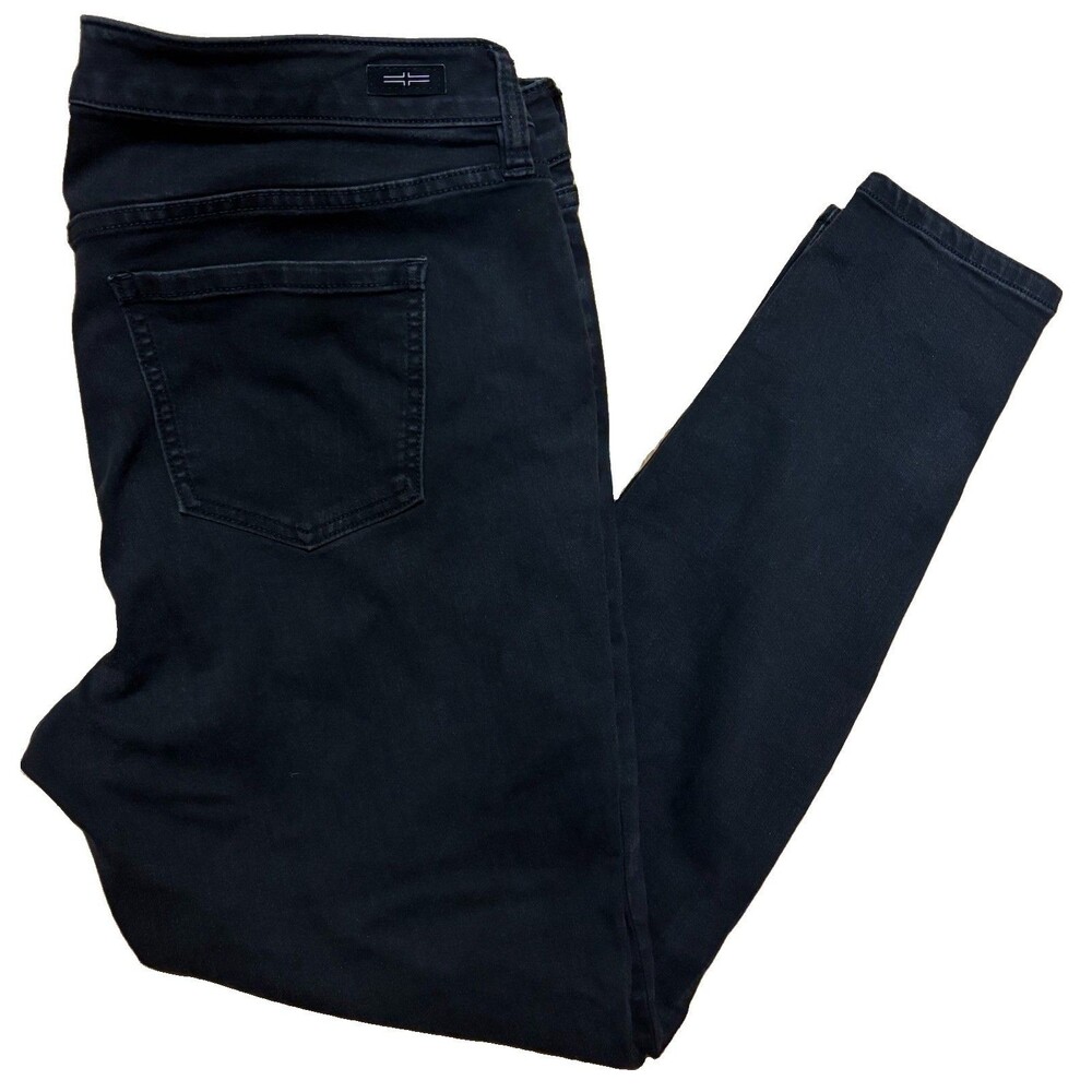 Liverpool Los Angeles Jeans Womens 16W Black Straight  Stretch Denim  Comfort
